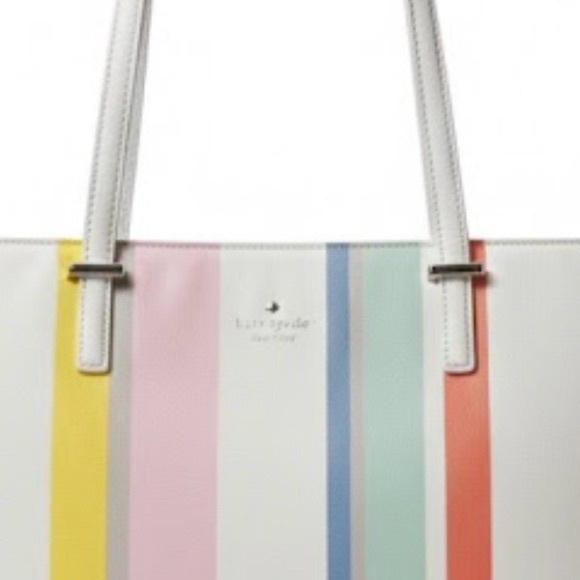 Kate Spade Cedar Street Stripe Harmony Tote (Limited Edition) Storybook Lining - Picture 7 of 8